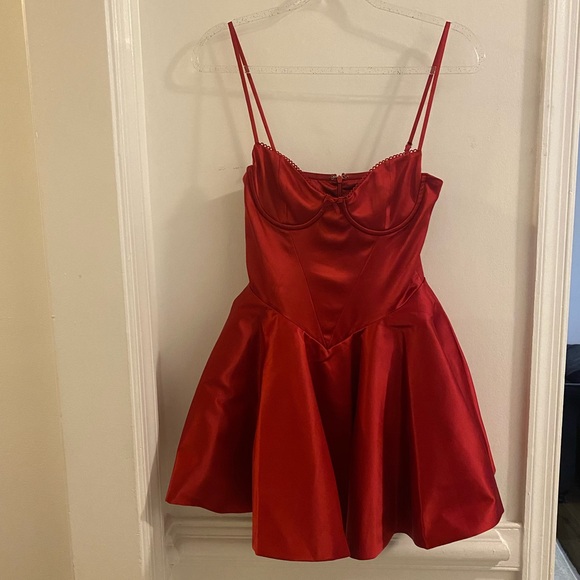 Babyboo POPPY MINI DRESS - RED - Picture 8 of 12